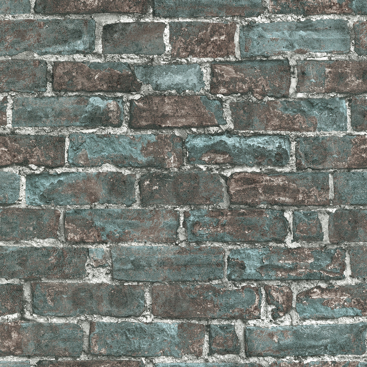 Тапет Лято винтидж тухли кафяво