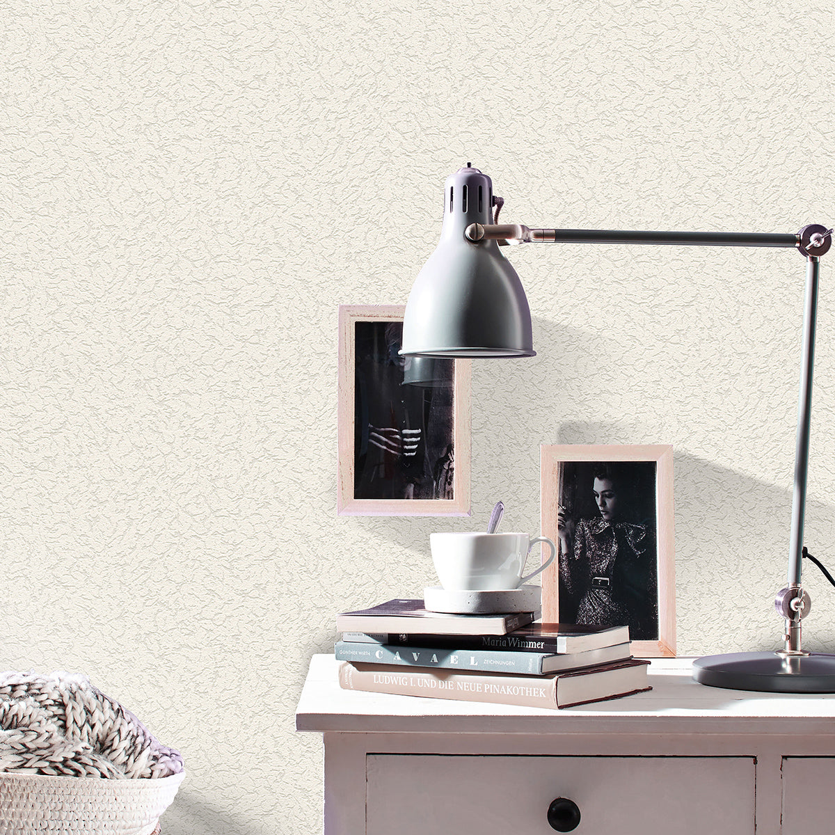 Тапет Лято мазилка крем брокат