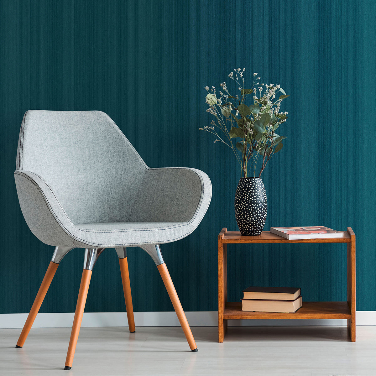 Тапет Пролет плат синьо