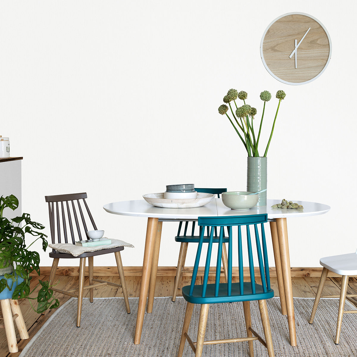 Тапет Пролет намачкан плат крем