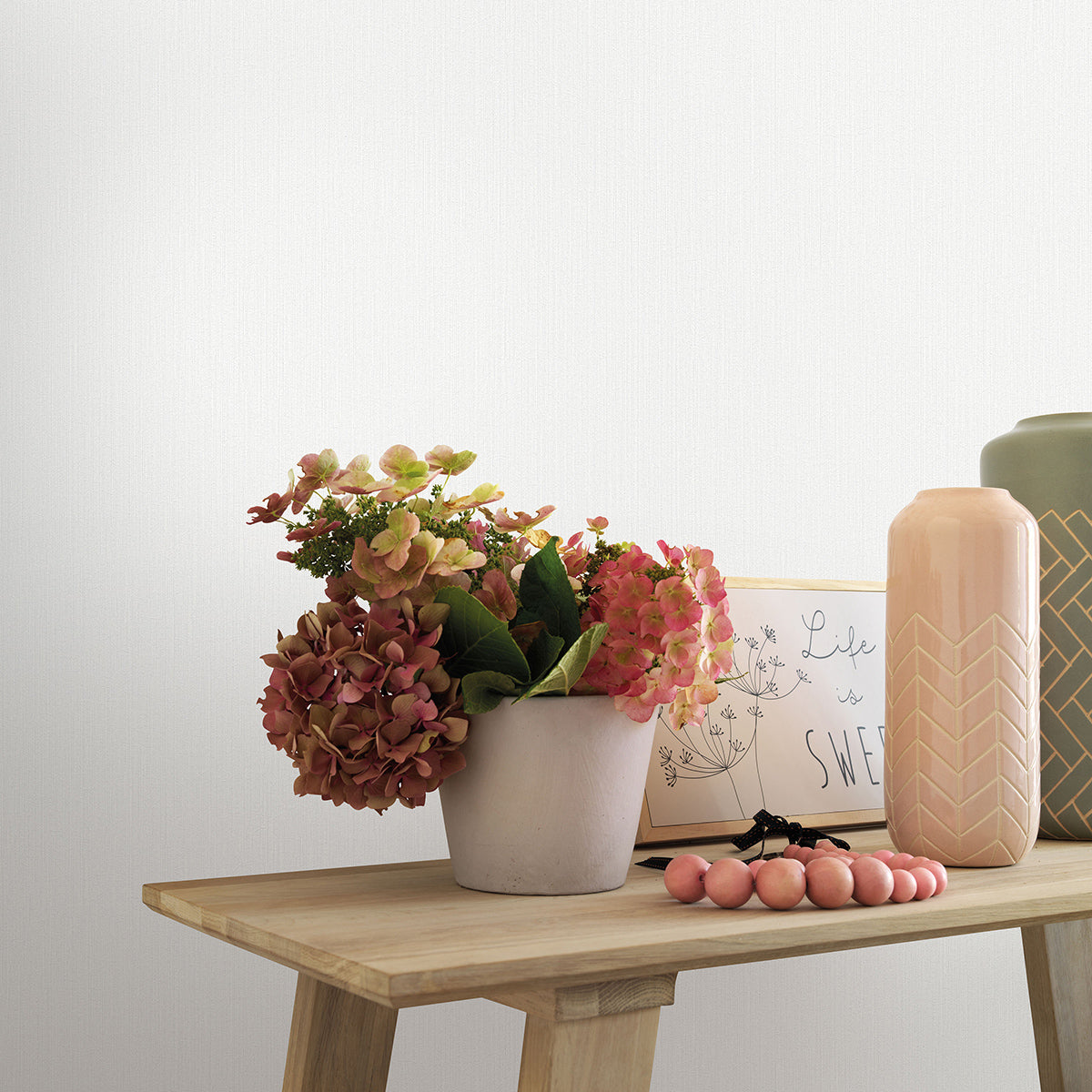 Тапет Пролет намачкан плат крем