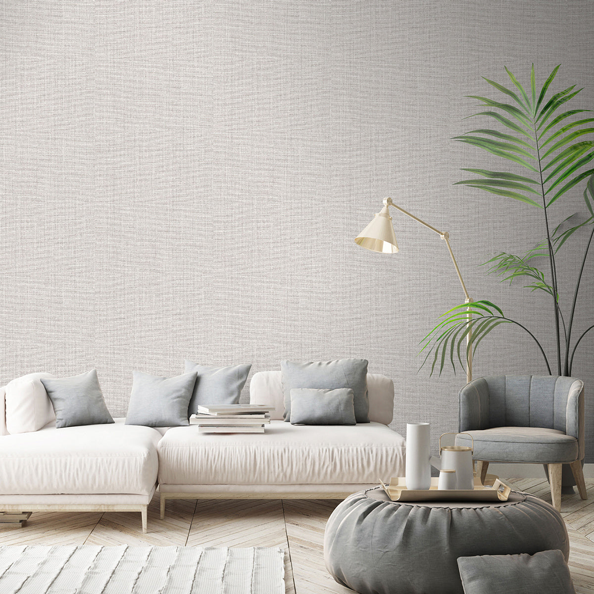 Тапет Лято плат беж брокат