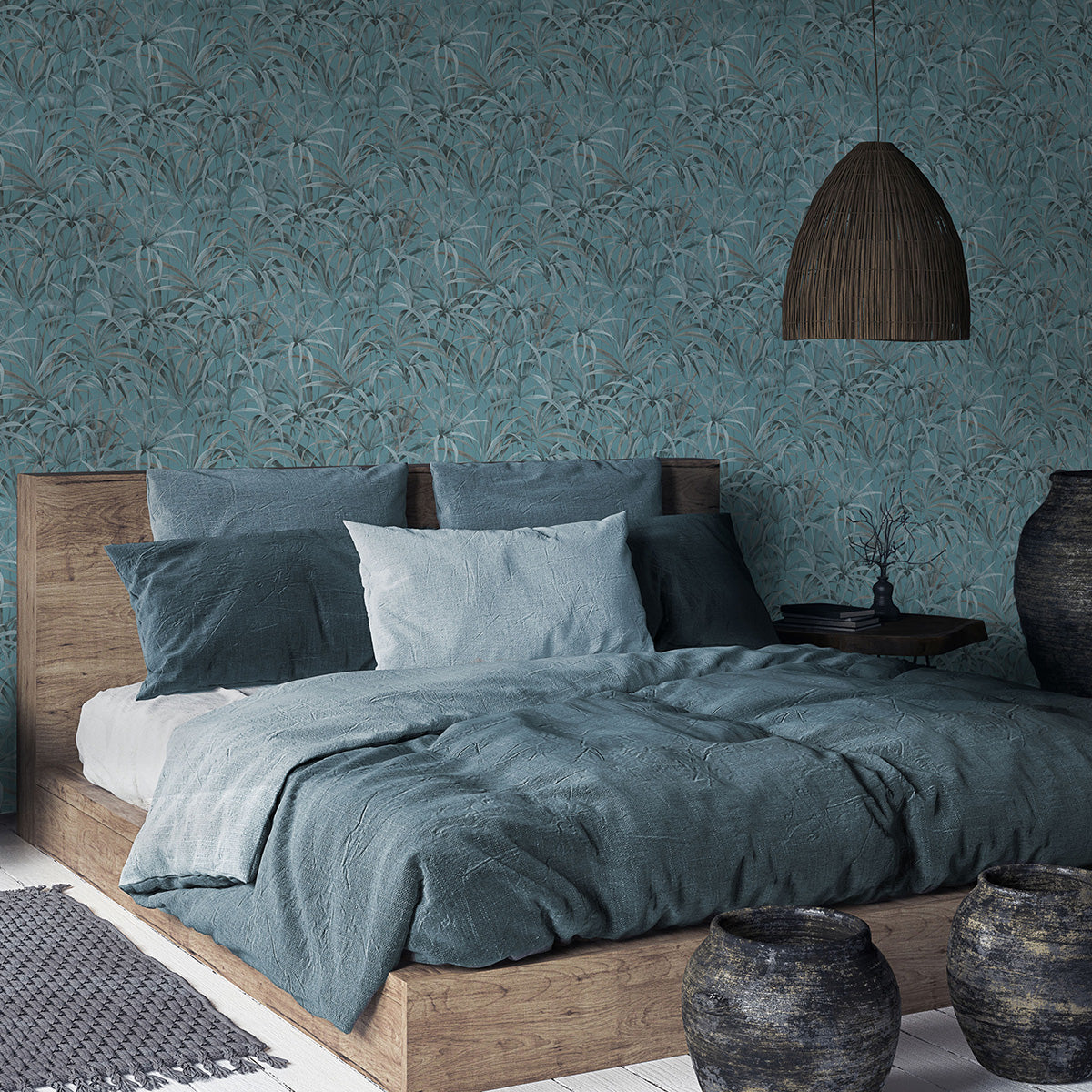 ТАПЕТ ПРОЛЕТ ЛИСТА ТЮРКОАЗ