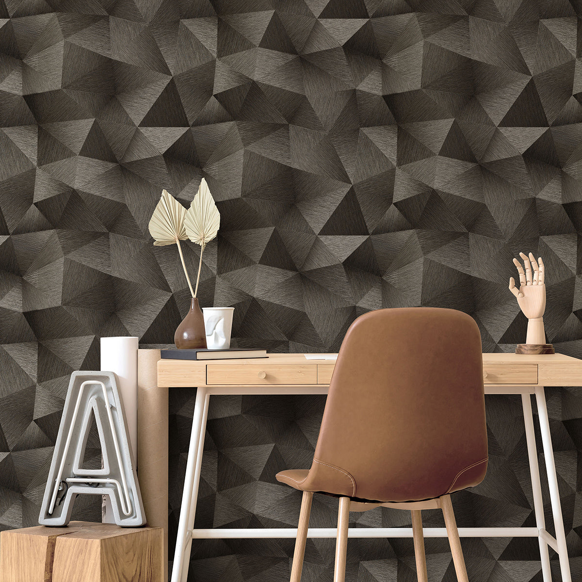 ТАПЕТ ПРОЛЕТ 3D ДИАМАНТ КАФЯВО