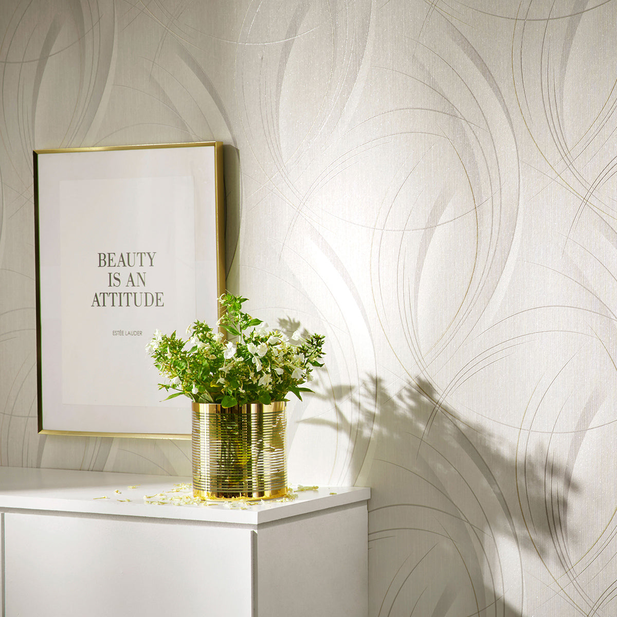 ТАПЕТ ПРОЛЕТ 3D СПИРАЛИ СВЕТЛО СИВО