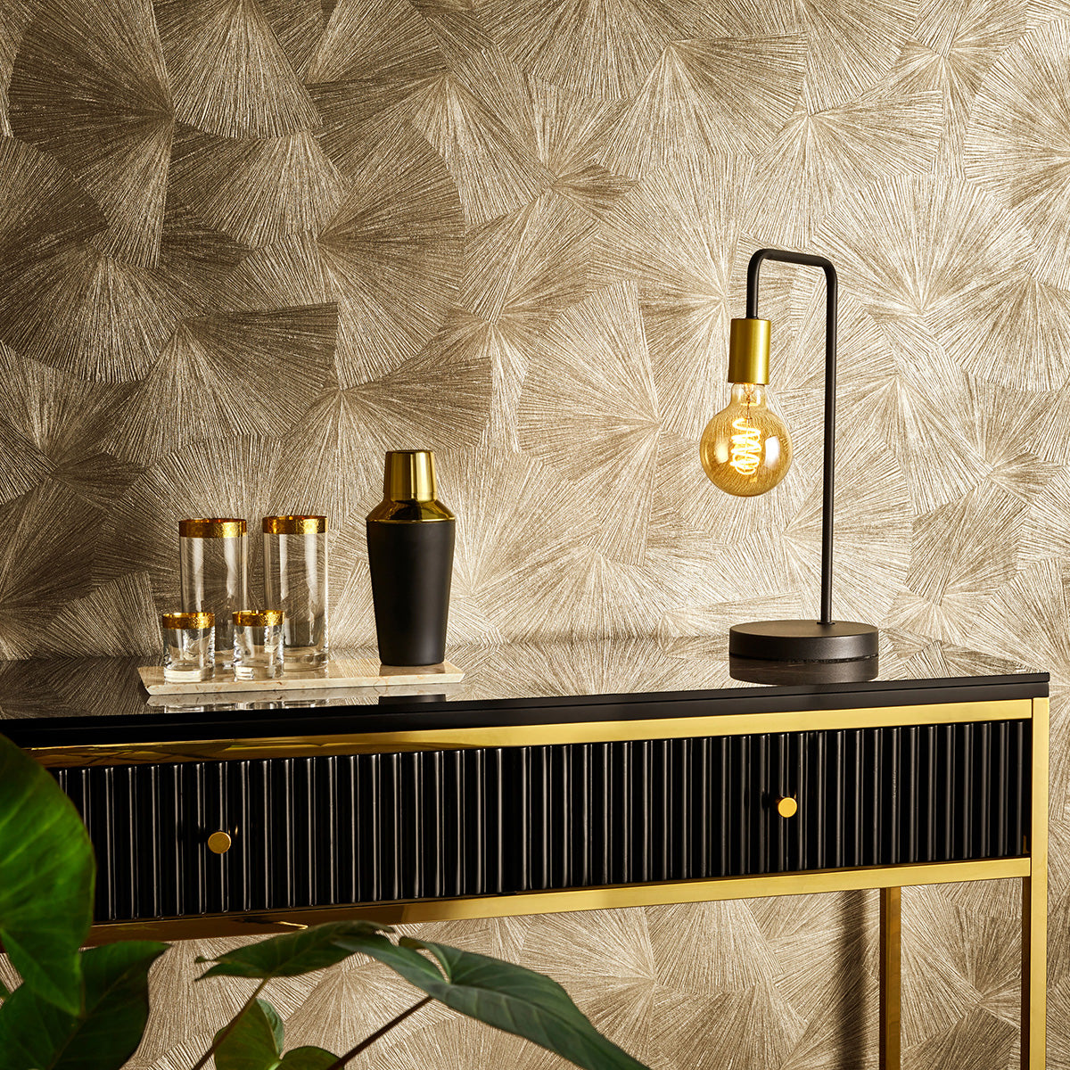 ТАПЕТ ПРОЛЕТ 3D ВЕТРИЛО ЗЛАТНО