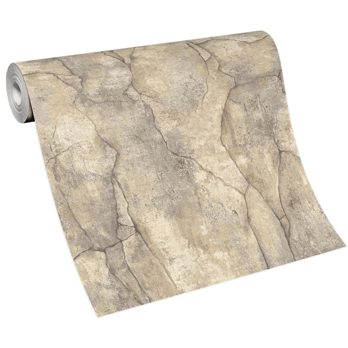 Тапет Лято напукан бетон беж