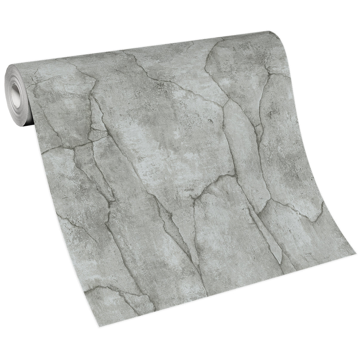 Тапет Лято напукан бетон тъмносив