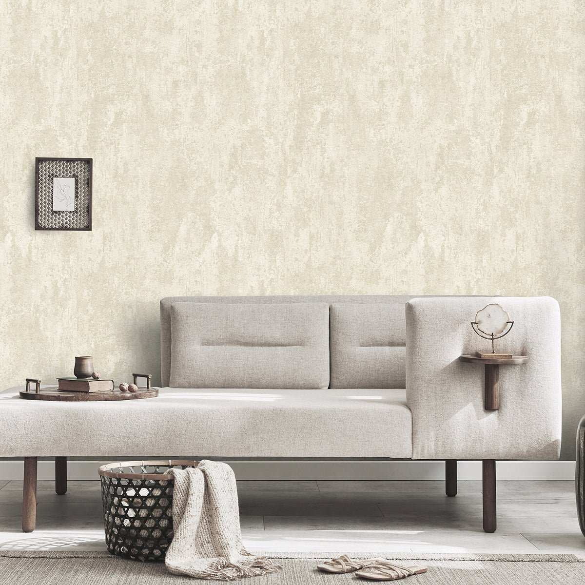 ТАПЕТ ПРОЛЕТ МАЗИЛКА КРЕМ-СИВО