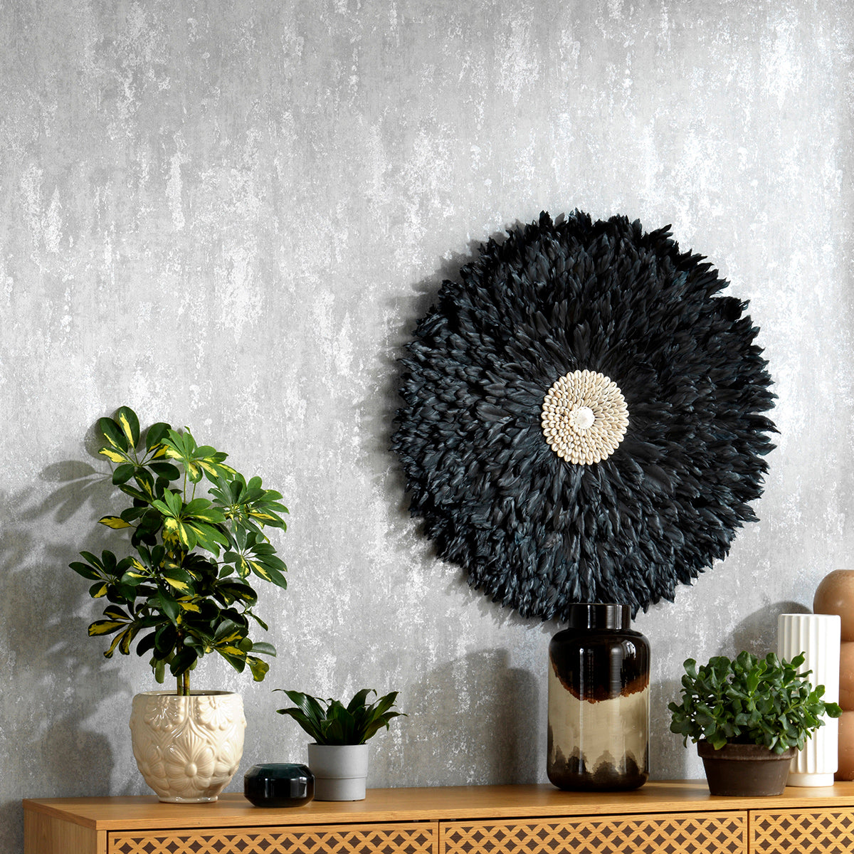 ТАПЕТ ПРОЛЕТ МАЗИЛКА СИВО-СРЕБРО