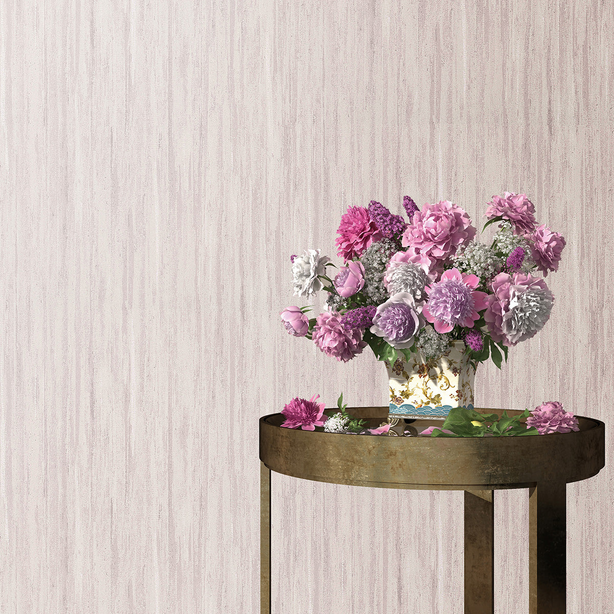 Тапет Пролет варова мазилка розово