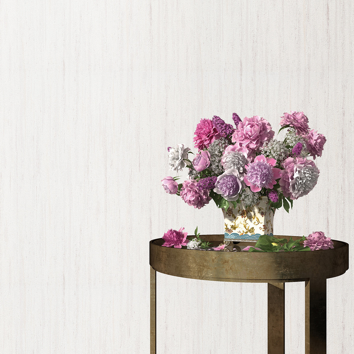 Тапет Пролет варова мазилка бяло