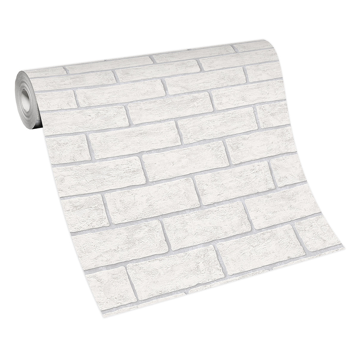 Тапет Пролет бели тухли сиво