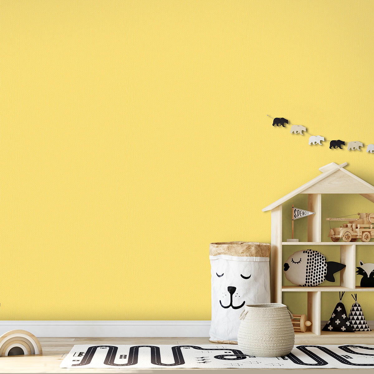 Тапет Лято жълто с ефект