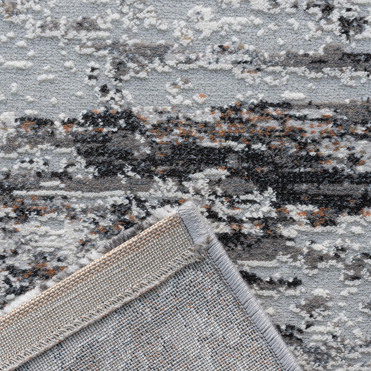 Килим Canyon преливащо крем-кафяво