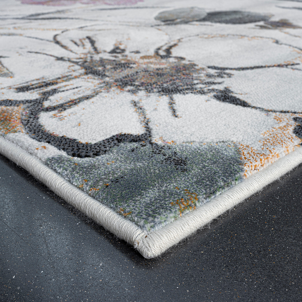 Килим Argentum - оранжево цвете сиво
