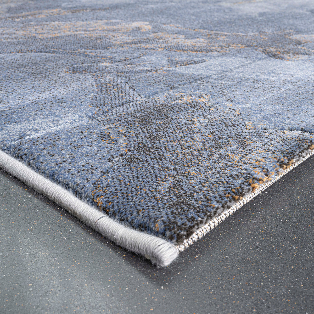 Килим Argentum - абстракт синьо