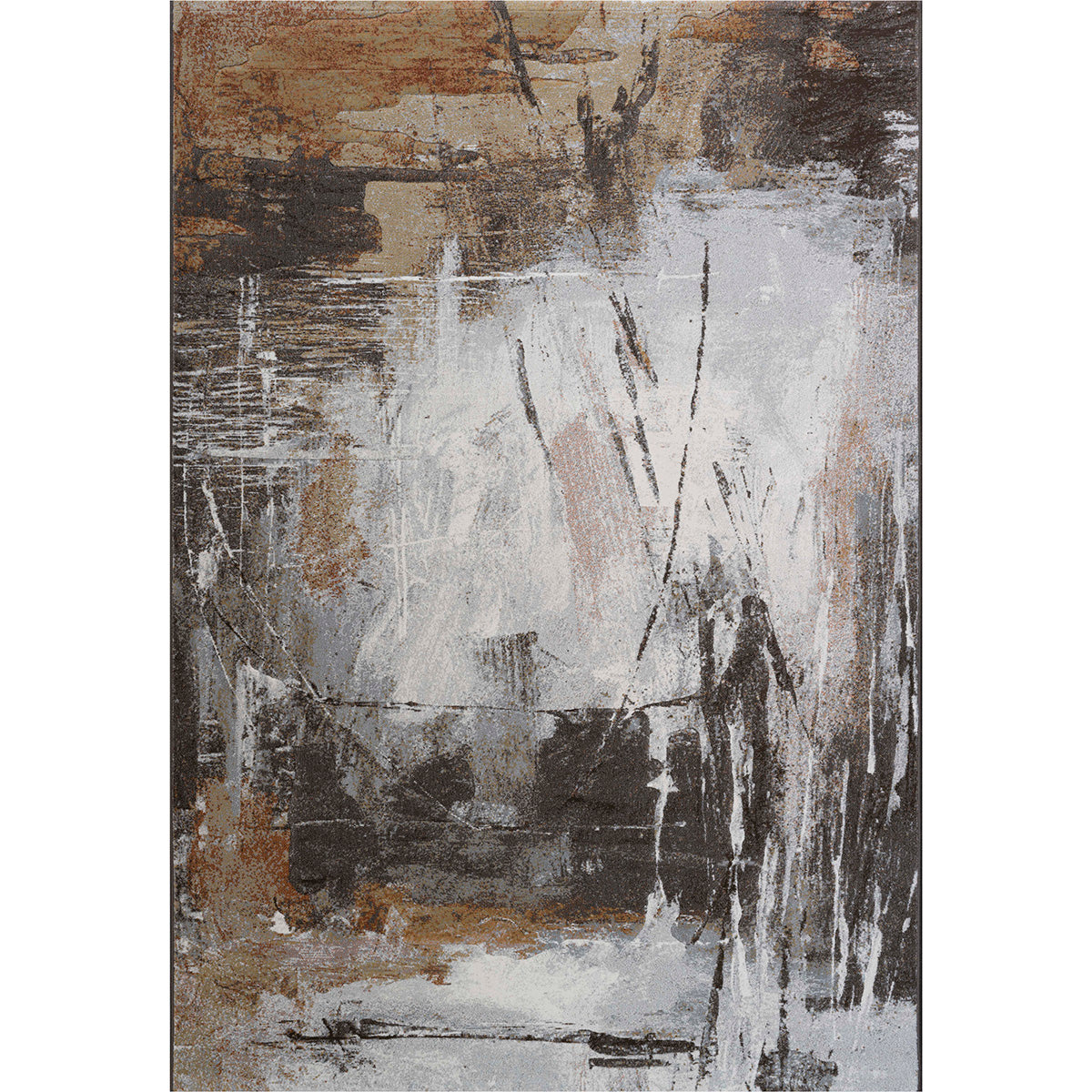 Килим Argentum - винтидж абстракт оранжево