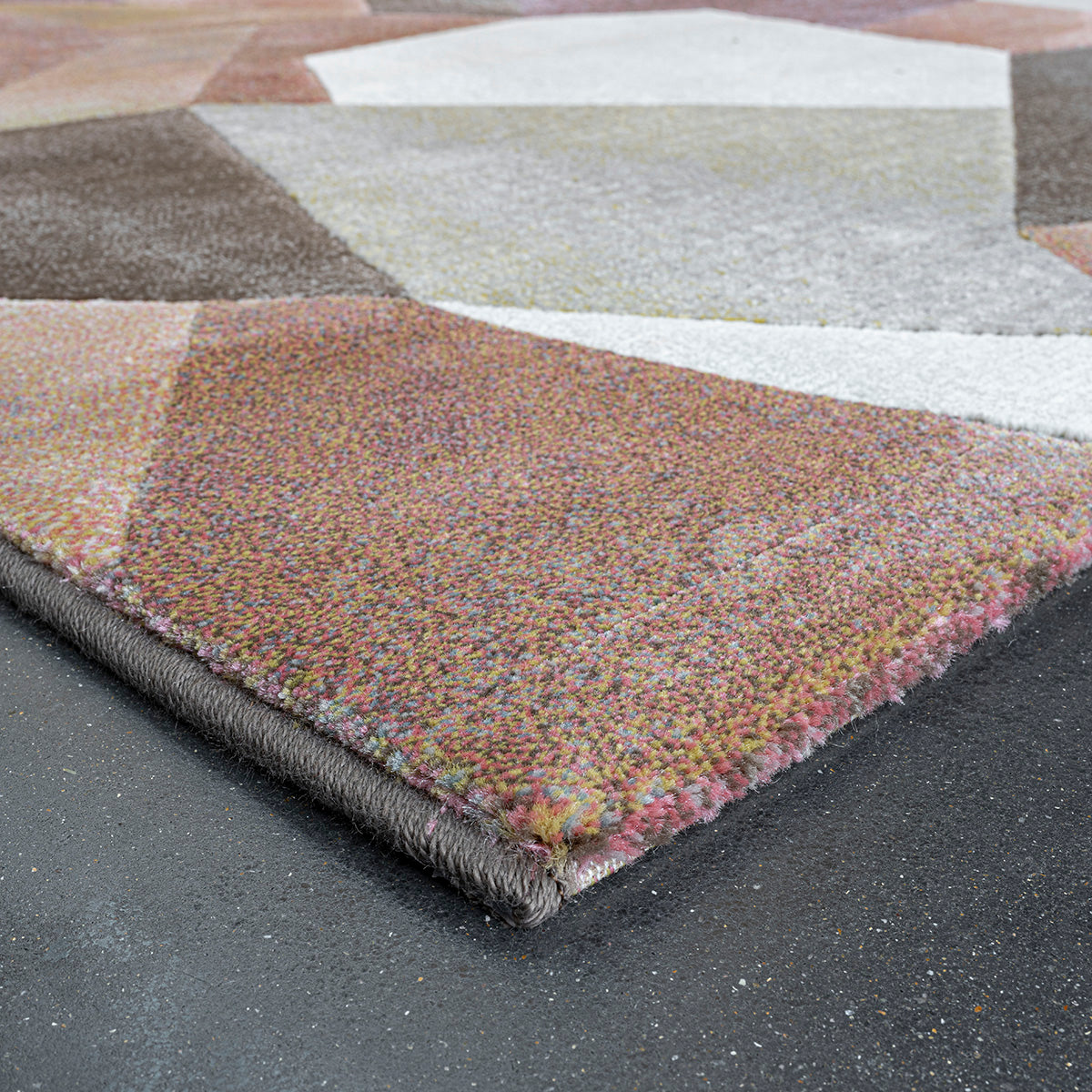 Килим Argentum - 3D фигури оранжево