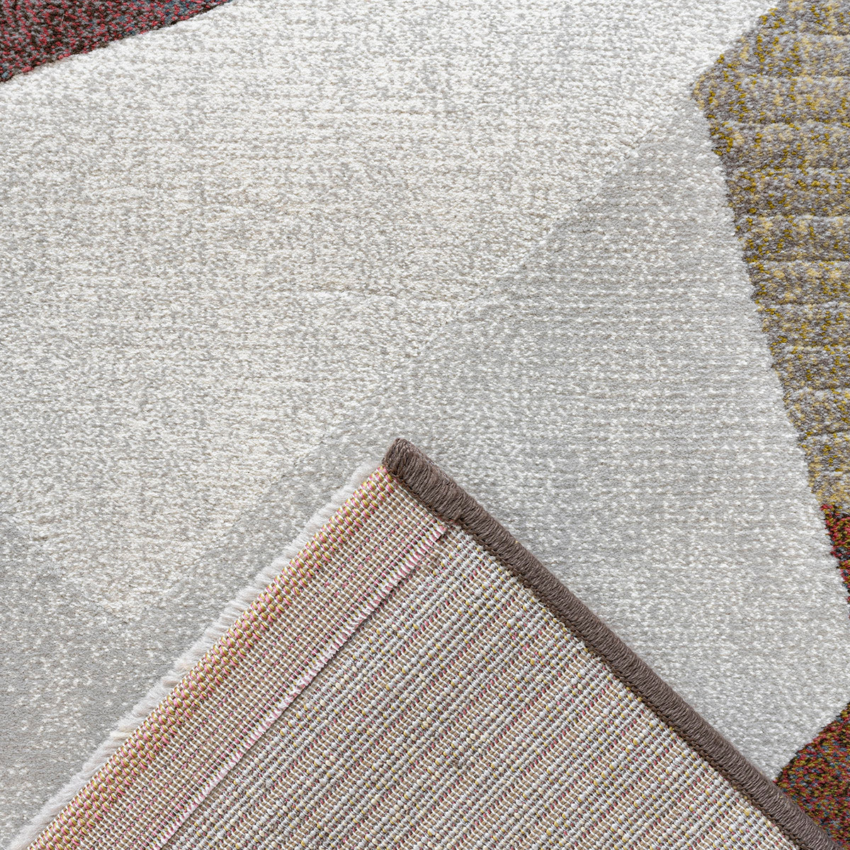 Килим Argentum - 3D фигури оранжево