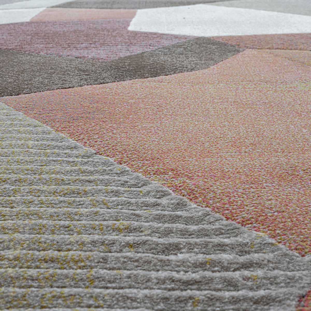 Килим Argentum - 3D фигури оранжево