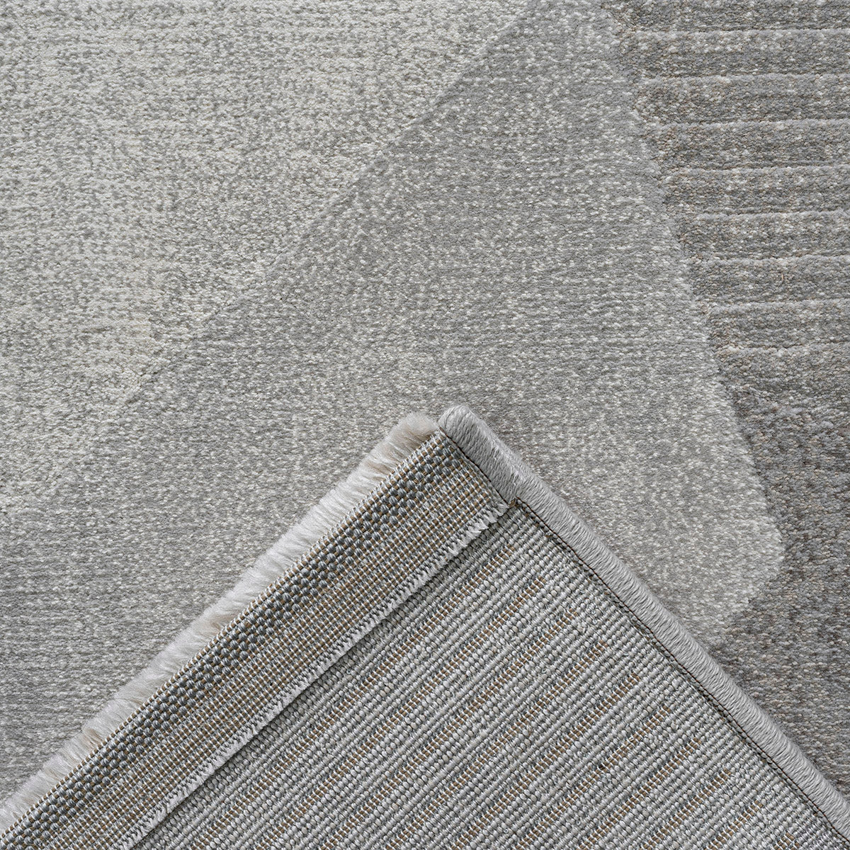 Килим Argentum - 3D фигури сиво