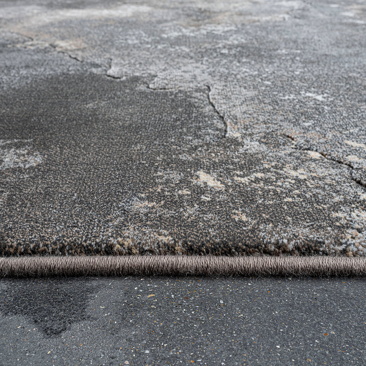 Килим Argentum - галактика сиво кафяво