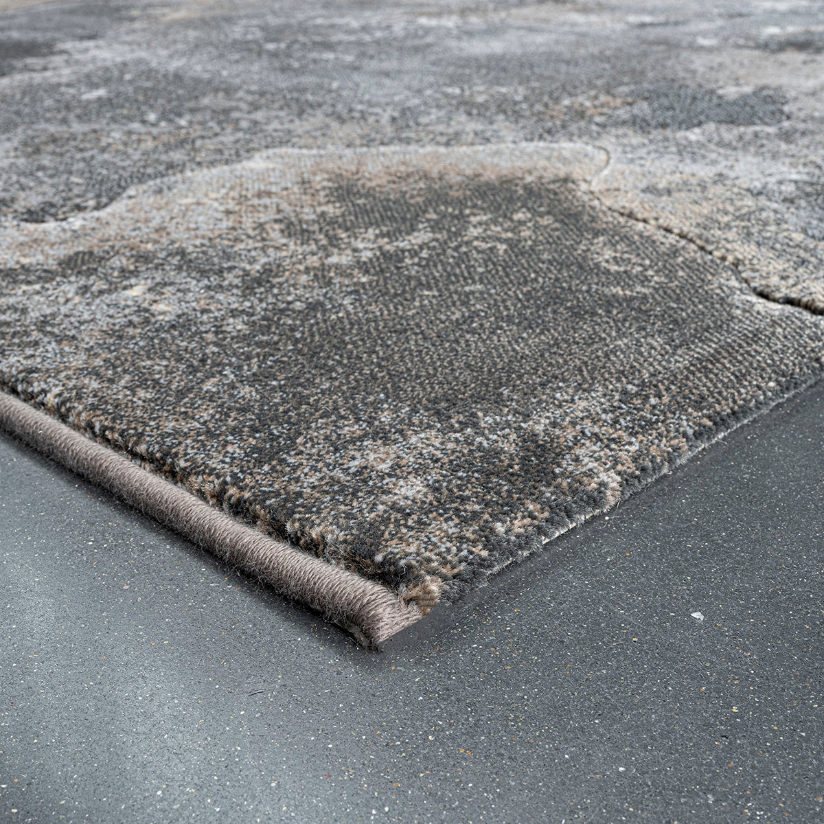 Килим Argentum - галактика сиво кафяво