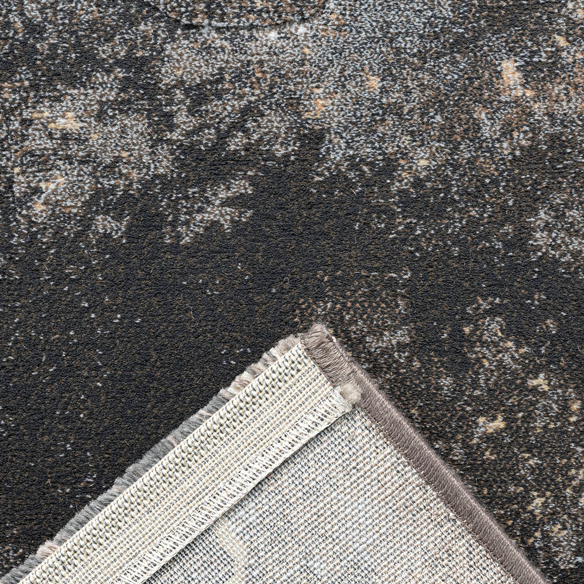 Килим Argentum - галактика сиво кафяво