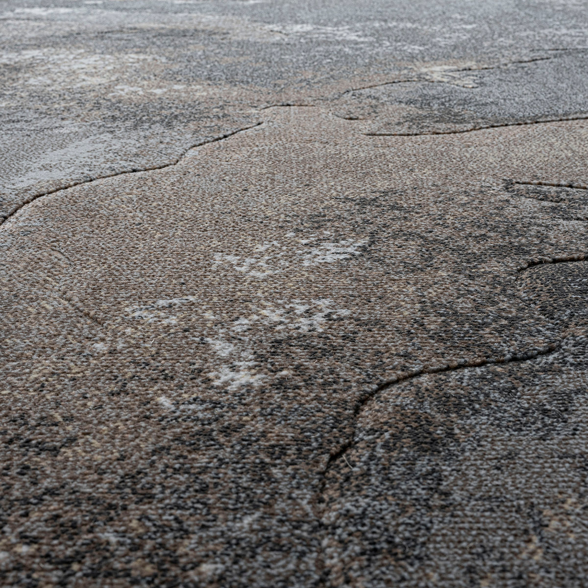 Килим Argentum - галактика сиво кафяво