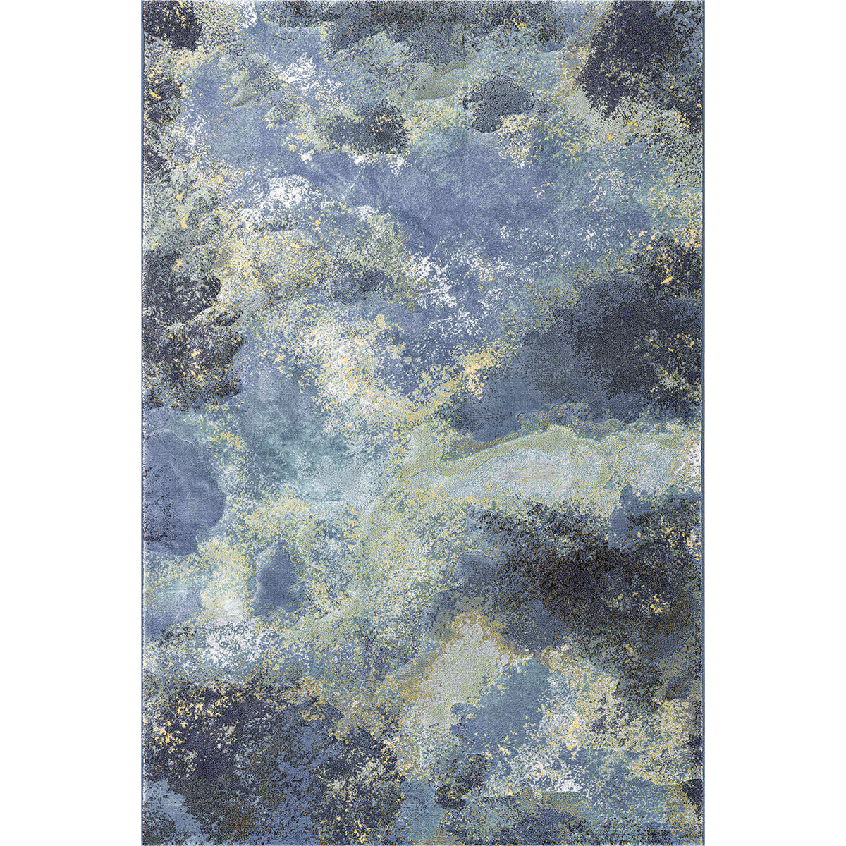 Килим Argentum - галактика синьо