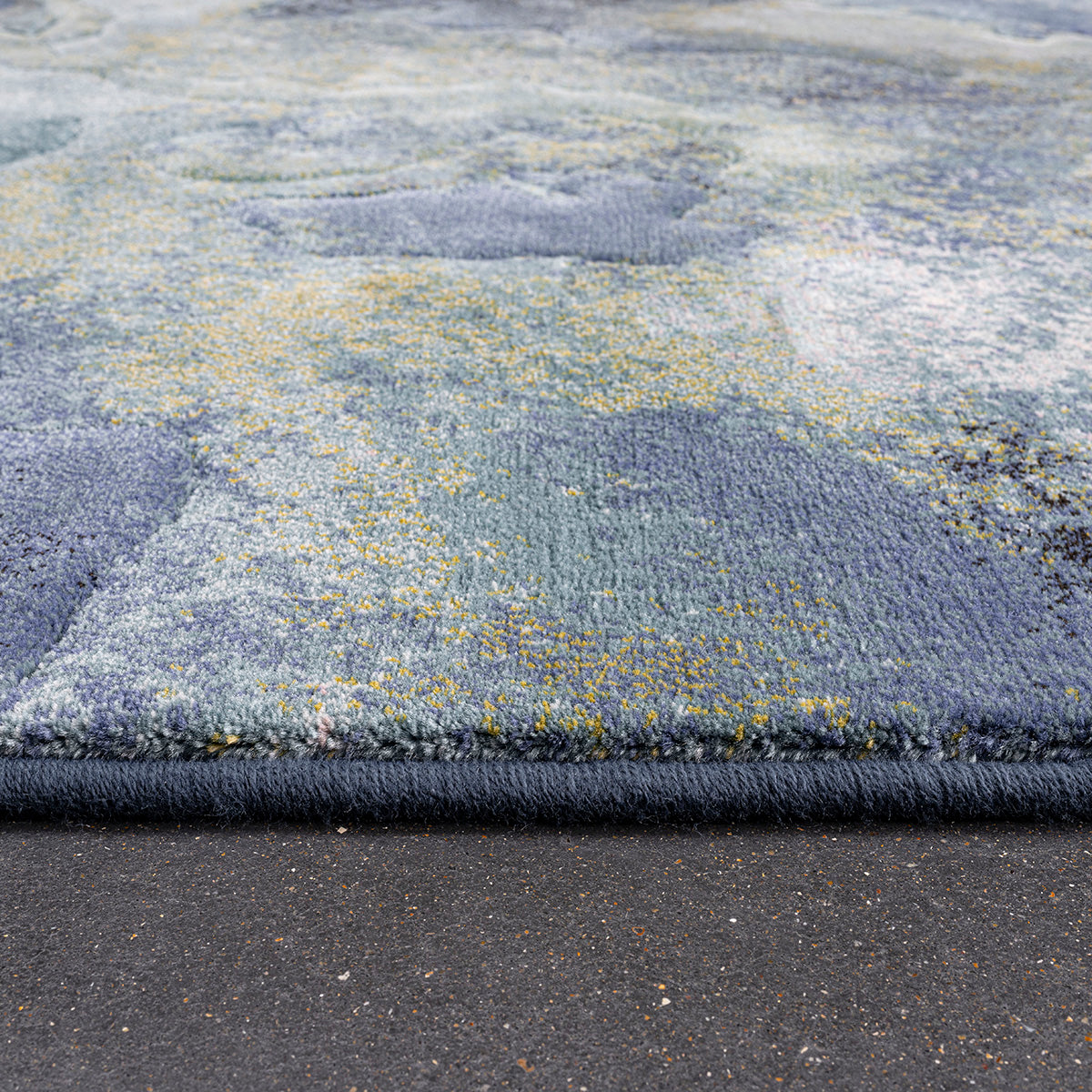 Килим Argentum - галактика синьо