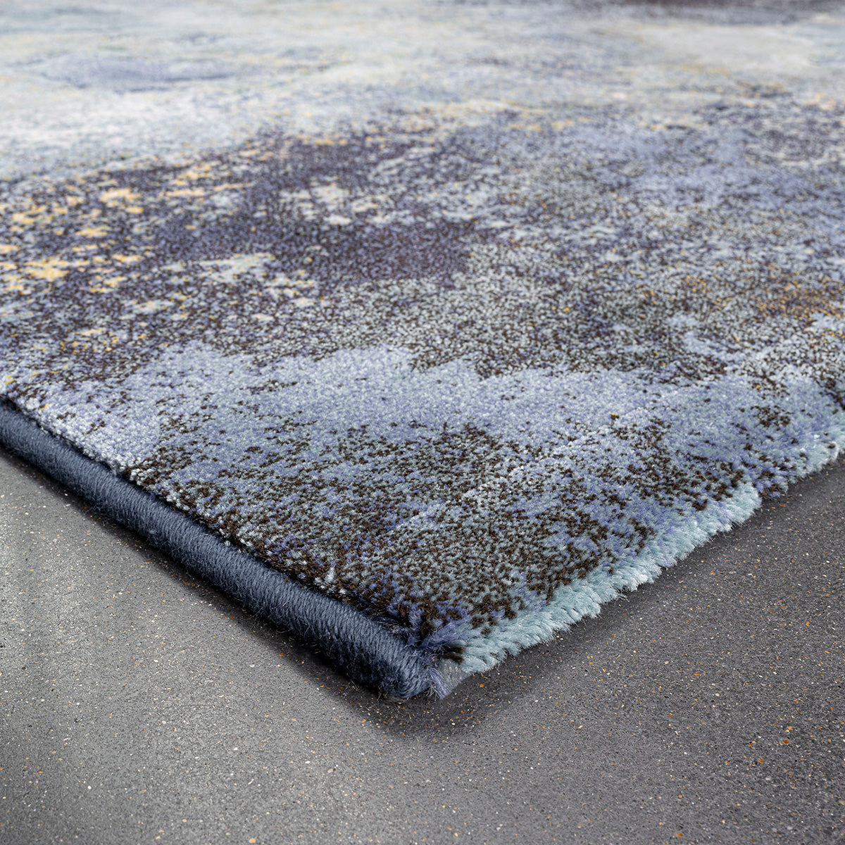 Килим Argentum - галактика синьо