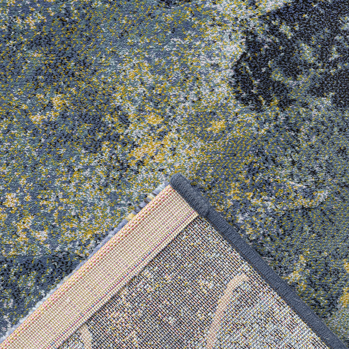 Килим Argentum - галактика синьо