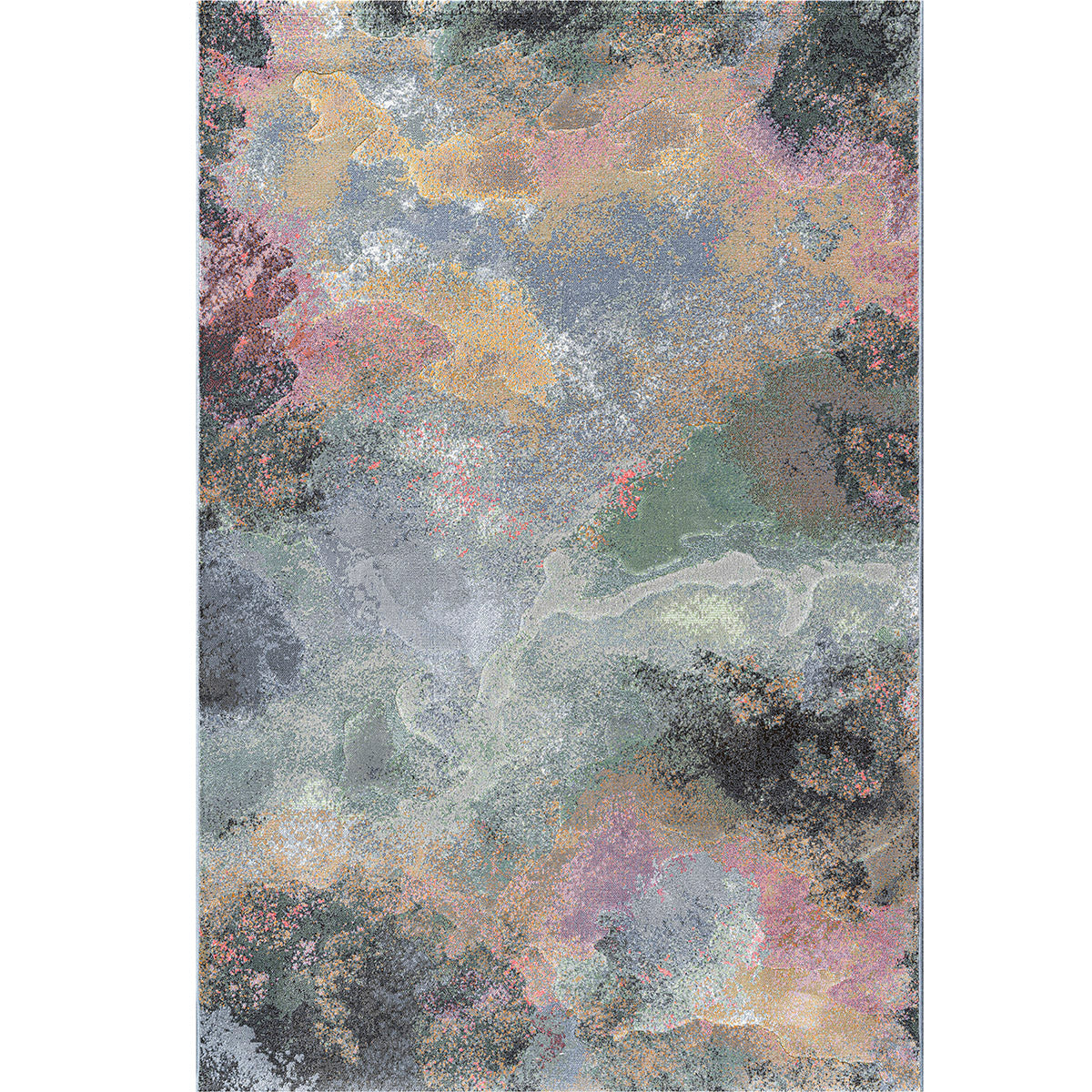 Килим Argentum - галактика зелено розово