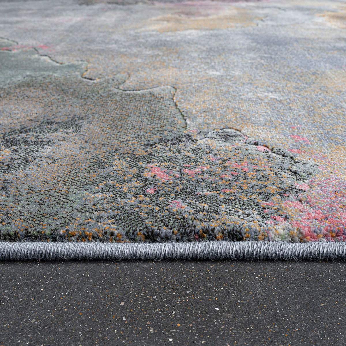 Килим Argentum - галактика зелено розово