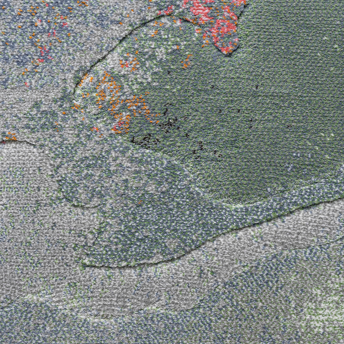 Килим Argentum - галактика зелено розово