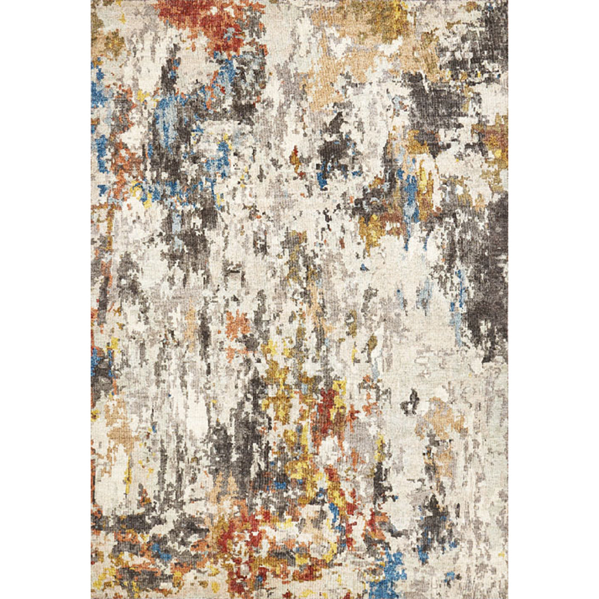 Пътека шенил Стокхолм абстракт кремаво anti-slip