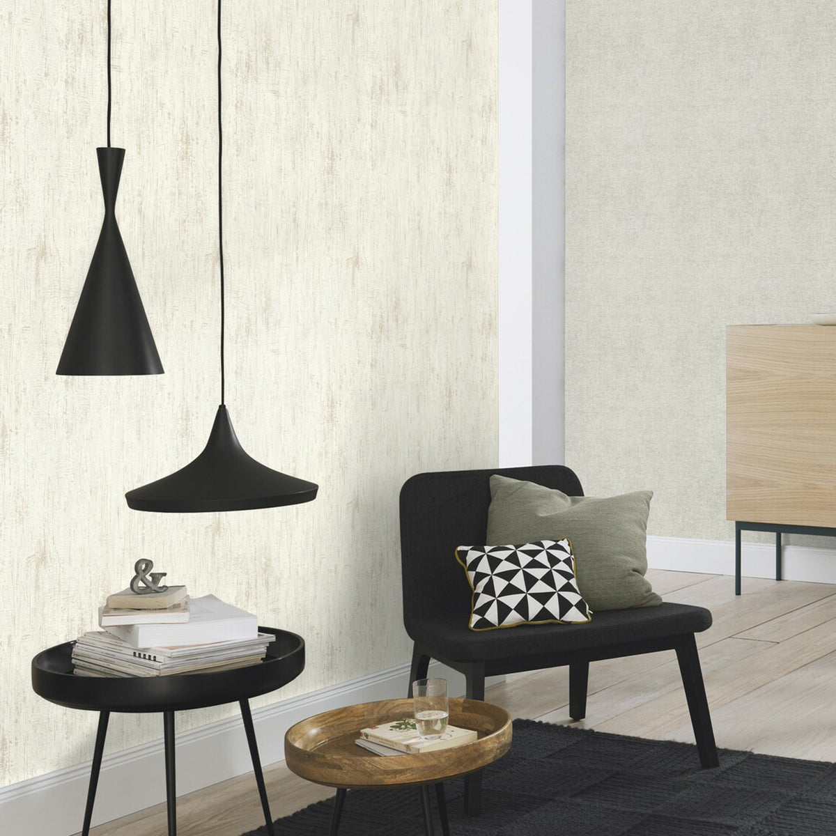 ТАПЕТ НАСТРОЕНИЕ ВИНТИДЖ ДЪРВО КРЕМ