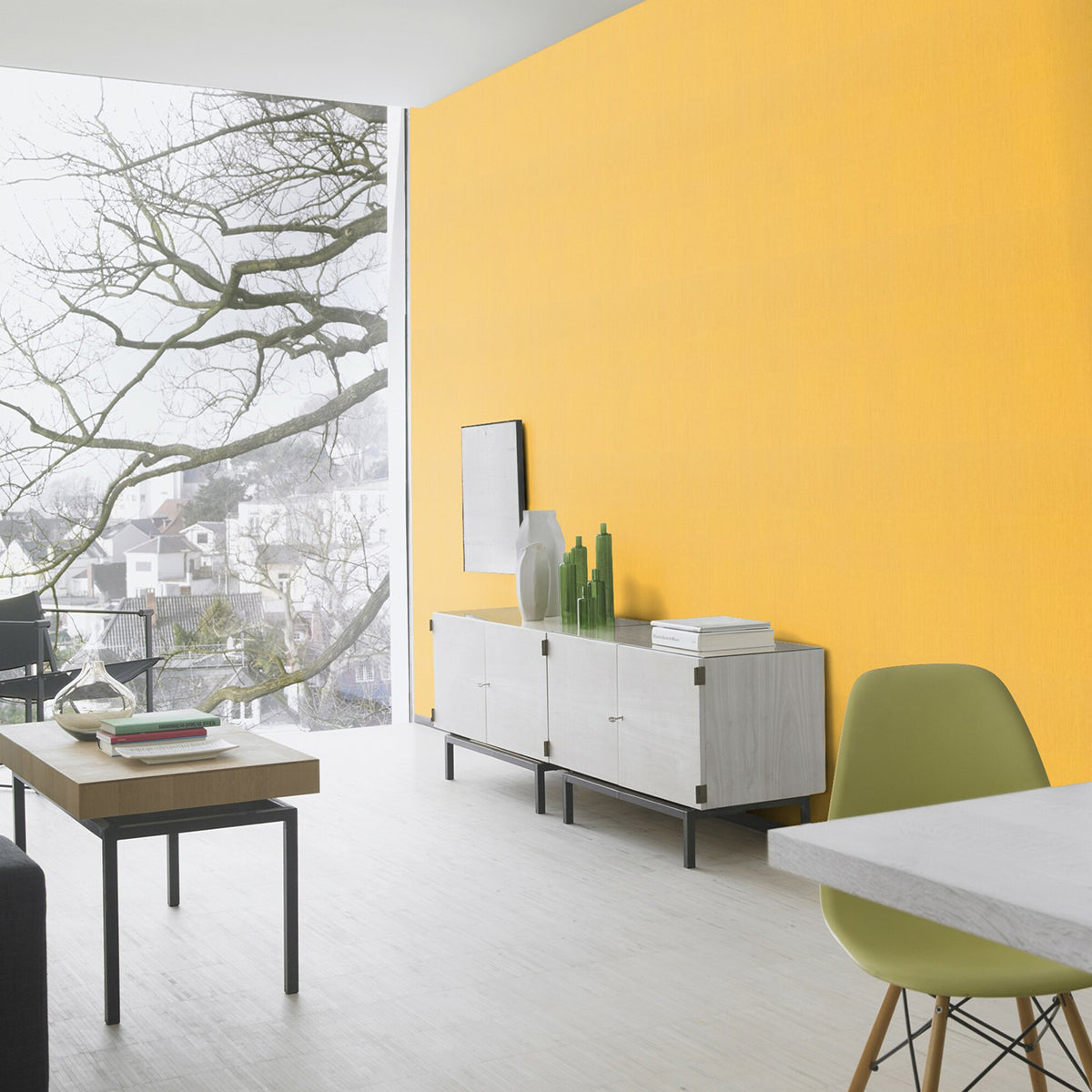 ТАПЕТ НАСТРОЕНИЕ ЛЕН СЛЪНЧЕВО ЖЪЛТО