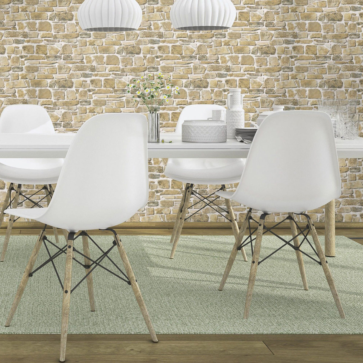 ТАПЕТ НАСТРОЕНИЕ КАМЪК БЕЖ