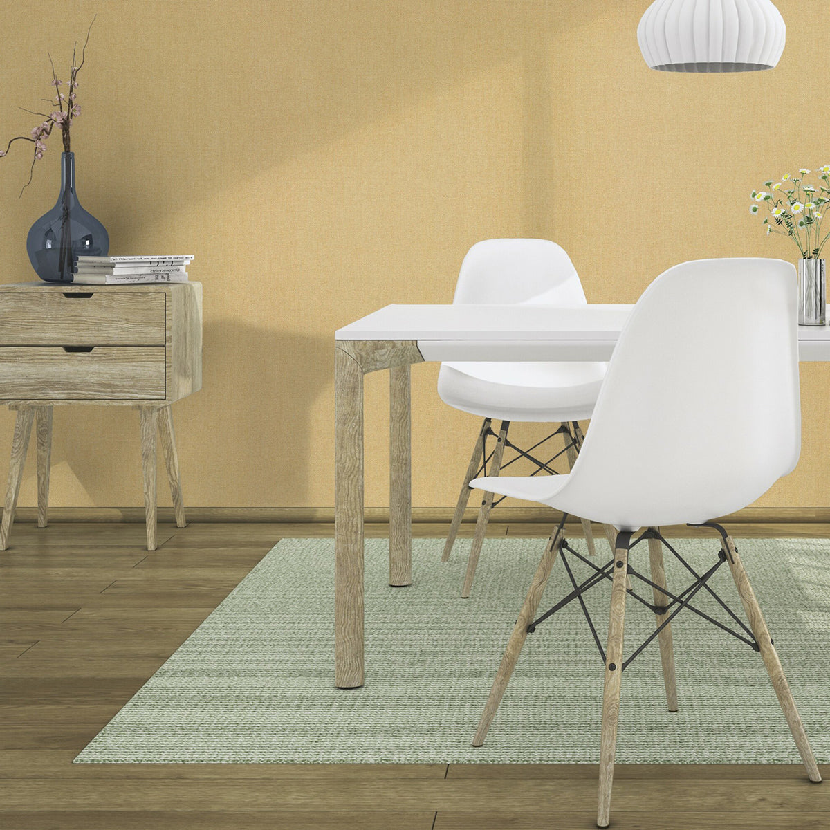 ТАПЕТ НАСТРОЕНИЕ ТЕКСТИЛ ЖЪЛТО