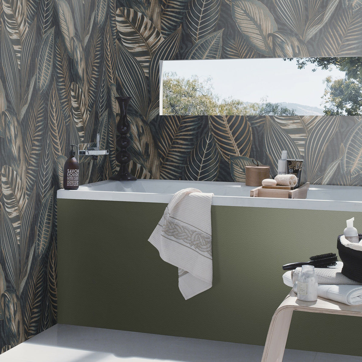 ТАПЕТ НАСТРОЕНИЕ КОЖА ЗЕЛЕНО