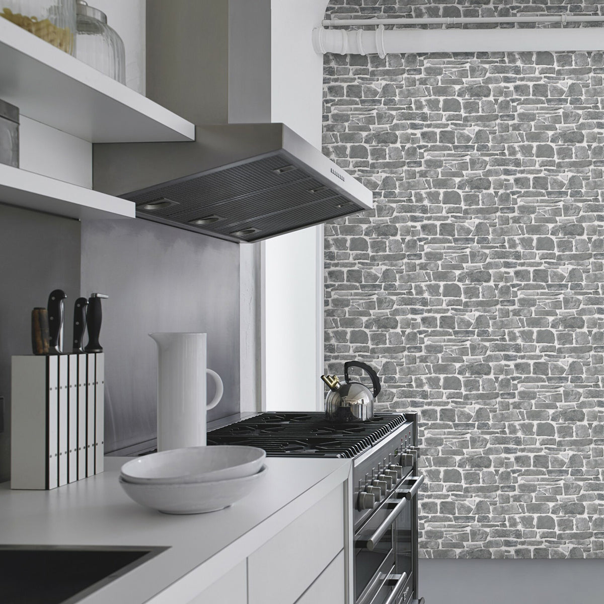 ТАПЕТ НАСТРОЕНИЕ КАМЪК БЕТОН