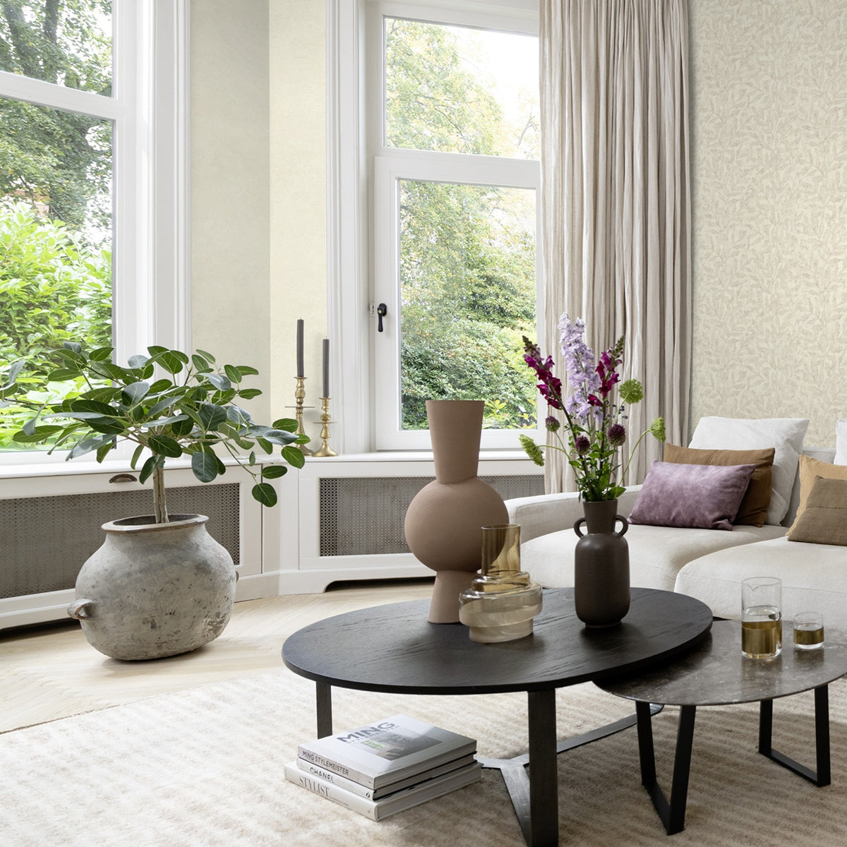 ТАПЕТ НАСТРОЕНИЕ МЕТАЛИК КРЕМ