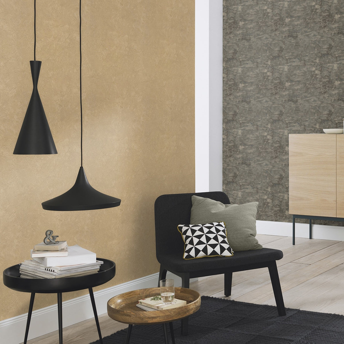 ТАПЕТ НАСТРОЕНИЕ МЕТАЛИК ЗЛАТНО