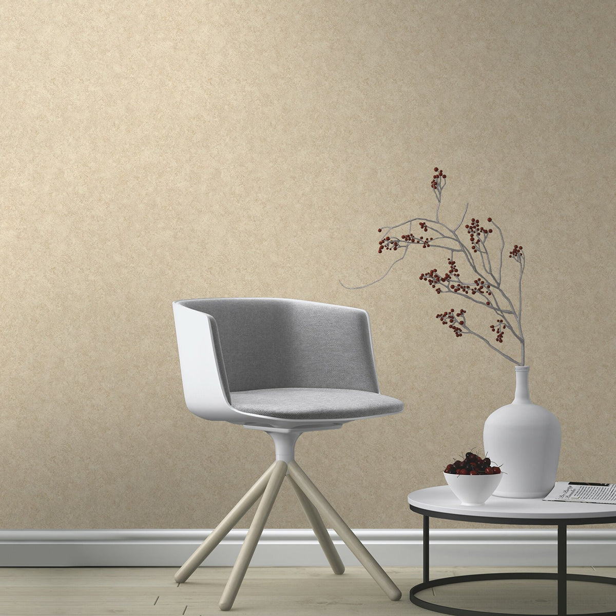 ТАПЕТ НАСТРОЕНИЕ МАЗИЛКА БЕЖ ЖЪЛТО