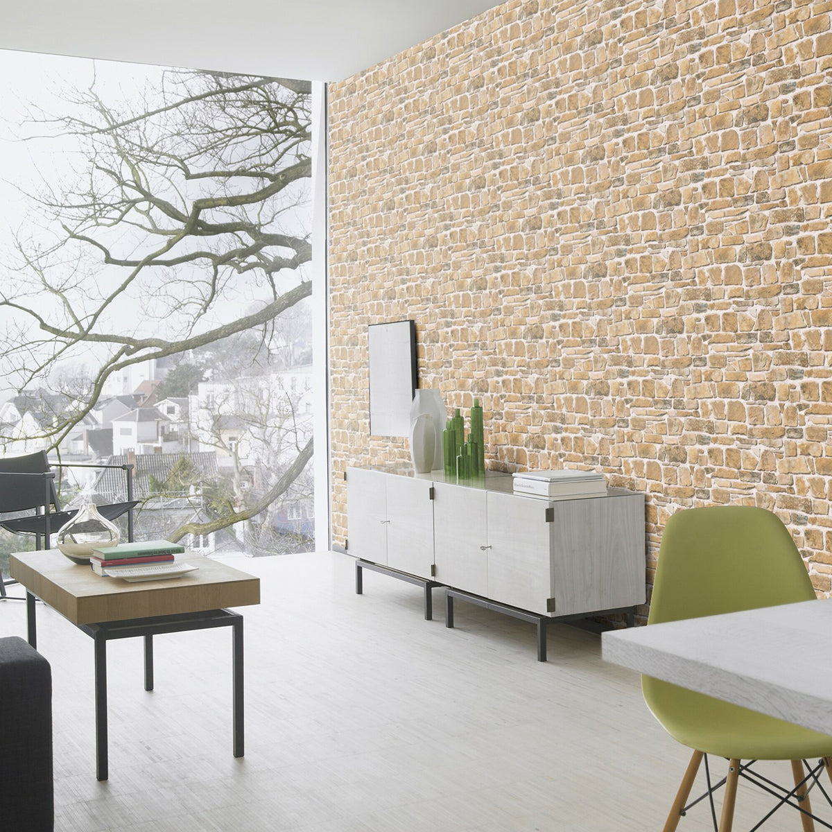 ТАПЕТ НАСТРОЕНИЕ КАМЪК БЕЖ