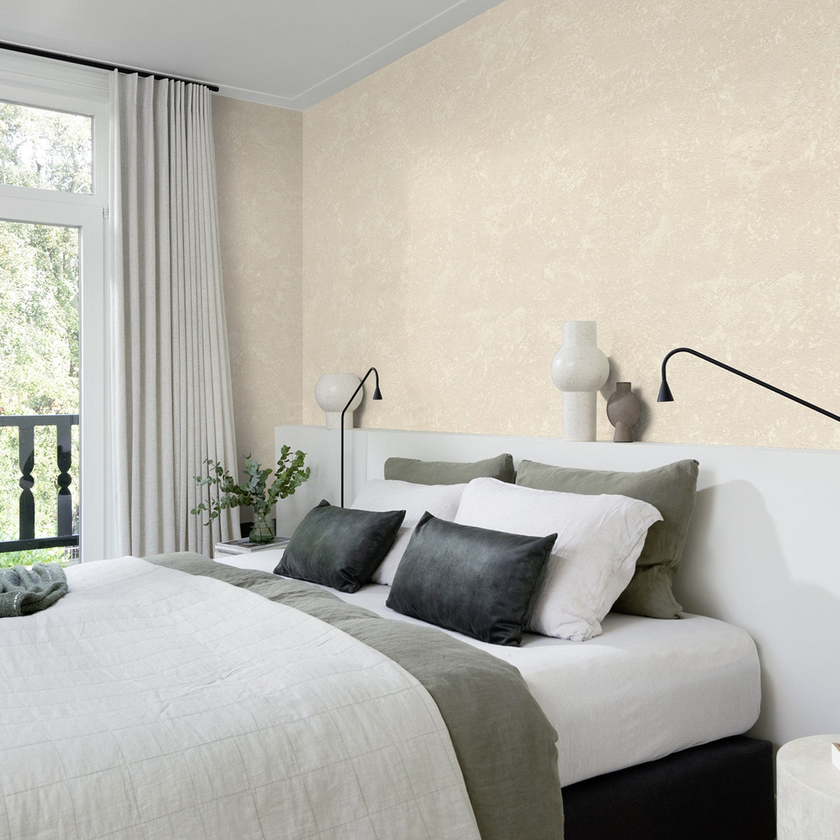 ТАПЕТ НАСТРОЕНИЕ МЕТАЛИК БЕЖ