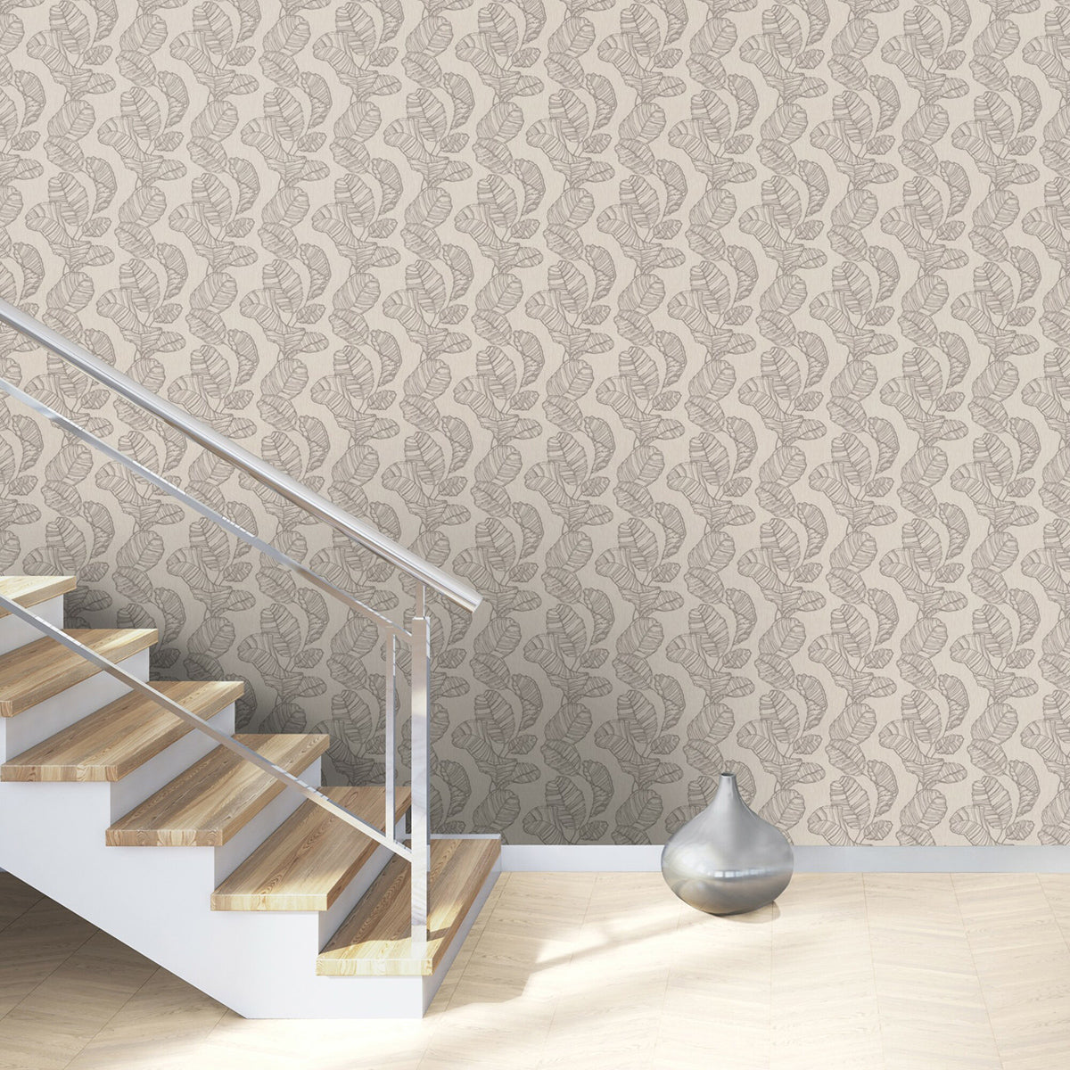 ТАПЕТ НАСТРОЕНИЕ ЛИСТА МАЗИЛКА ТАУПЕ